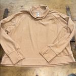 Kyodan  Women’s Camel Cowl Neck Long Sleeve Top – Soft Knit Pullover – Size XXL Photo 1