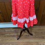 Adorable Vintage 1970s Partners Please Squaredance Dress! Red Size 18 Photo 2