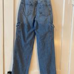 PacSun Baggy Straight Jeans with Zip-Up Pockets Photo 1