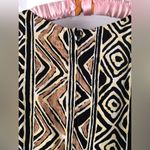 Leslie Fay vintage Ethnic Tribal Sheath sleeveless Geometric maxi dress size 18 Photo 5