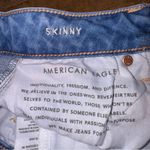 American Eagle Outfitters Women's Super Stretch Skinny Blue Jeans Photo 7