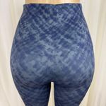 Spanx Women's  Cropped Ankle Look At Me Now Leggings Indigo Watercolor Size XL Photo 8
