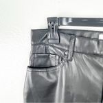 Sam Edelman Black Faux Vegan Leather High Rise Skinny Ankle Pants, Size 27 Photo 7