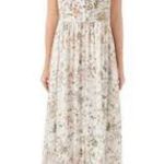 Frye  Ladies Button Front Midi Dress Folk Garden Print NWT Photo 8