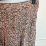 Anthropologie Vanessa Virginia Multicolor Knit Asymmetrical Kearney Skirt Pink Size XS Photo 8