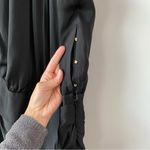 Veronica Beard  Kalita Silk Blend Chain Halter Mini Dress Black 0 Photo 8