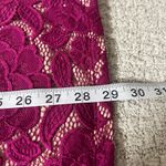 NIKIBIKI  Magenta Lace Mini Dress Photo 7