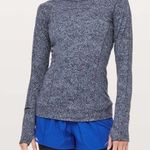 Lululemon 10 Cypress Kiss Long Sleeve in Fusion Jacquard Black Violet Viola Photo 0