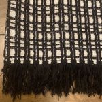 Ivanka Trump ‎ black and white knit body con fringe pencil skirt size XL Photo 1