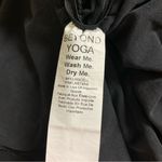 Beyond Yoga  Fit The Mood Dress Black Ruched Midi Tank Dress S Soft Stretch Photo 5