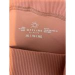 Aerie Offline by Women's Size XXL Athletic Leggings Dusty Pink Ribbed NWT Photo 5