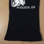 Hooters B73 New  Black Ribbed Tank Top From Augusta Georgia Stretchy Size Large Photo 2