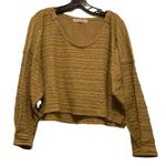 Free People We the Free Calissa Hacci Top in Golden Palm Photo 1