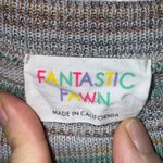 Fantastic Fawn  Women's Short Sleeve Top  Multicolor Stripes EUC Photo 2