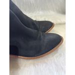Chinese Laundry Black Leather Ankle Booties Women's Size 9.5 Back Zipper Photo 2