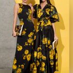 Alice + Olivia NWT- Delora Rose Print Sleeveless Maxi Dress Size 2 Photo 6