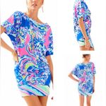 Lilly Pulitzer Lowe Dress
in Multi ‘Coastal Retreat’ Engineered Print Photo 1