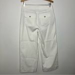 Spanx stretch twill wide leg crop pants bright white womens size XL new! Photo 6