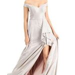 Blondie Nites by Stacy Sklar Off Shoulder Fit and Flare Gown Size 9 Photo 0