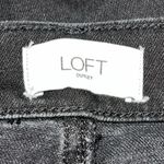 Loft The Slim High Rise Straight Leg Denim Jeans Women's Size 10 Black 790141 Photo 6