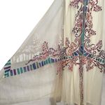 Anthropologie 4 Geisha Designs Sheer Printed Maxi Dress Glacia Gown Tulle Photo 5