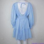 Eloquii NEW‎  Baby Blue Textured Cotton Easy Day Dress, size 18 Photo 3