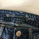 American Eagle Jeans Skinny Medium Wash Distressed Ripped Stretch 00 Short Photo 2