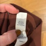 Aerie  Leggings Brown Ribbed High Waist Size Large Photo 4