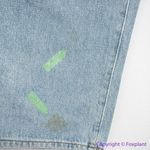 Madewell NEW  Baggy Straight Jeans in Earlhurst Wash: Ripped‎ Edition, 25 Photo 5