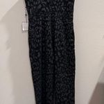 Laundry by Shelli Segal NWT Size 4 Gunmetal Animal Print Jumpsuit Cocktail Chic Photo 1