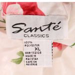 Vintage Y2K Sante Floral Slip Dress Coquette Lingerie Bow Romantic Retro Size XL Pink Photo 2