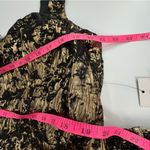 Eloquii NWT  brocade metallic belter sweetheart dress black gold sz 16 Photo 4