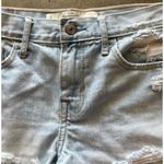 Abercrombie & Fitch ShortsSize 2 W 26 Blue Denim Distressed Frayed Hem Light Wash Photo 12