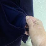 Ralph Lauren Lauren 1/4 zip velour pullover jacket, zipper pockets,purple size L Photo 3
