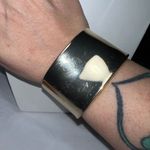 Vintage Large Hinged Gold Photo 1