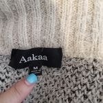 Aakaa  Starry Night Sweater Fairy Chunky Cozy Long Sleeve Sweater Size M Photo 1