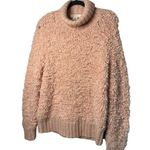 Skye's The Limit Ladies Soft Fluffy Pink Cowl Neck Sweater Size Medium Photo 2