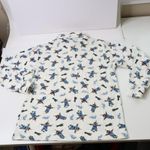 Jason Maxwell VTG Scarecrow Turtleneck Top Sweater White AOP Fall Autumn Halloween Fall Gma‎ M Photo 1