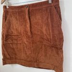 Gap Skirt Womens Wide Wale Ribbed Corduroy Pumpkin Fall Pile Campus Mini 10T Photo 4