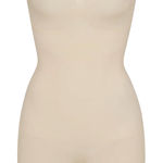 SKIMS  Seamless Sculpt Strapless Shortie Bodysuit Sand Size S Photo 0