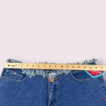 Vtg Y2K 2000's Mo Jeans Low Rise Micro Booty Hot Daisy Dukes Denim Shorts‎ Sz 12 Blue Photo 3