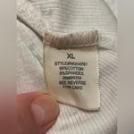 Ultra Flirt Ultra‎ Flirt Juniors Scallop-Edge Floral Print Cotton White Henley Top Size XL Photo 6