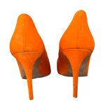 Victoria Beckham  Women’s Point Toe Orange Suede Purple Interior Stiletto Heels Photo 7