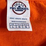 Delta Orange South Carolina State Palm Tree and Crescent Moon Long Sleeve Shirt Photo 2