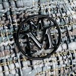 NEW Maison Michel Paris Mara Tweed Bucket Hat Golden Multi Blue White Size M Size M Photo 8