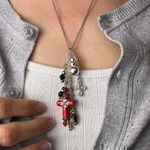 Women's Multi Colored Silver Cross Jewellery Photo 3