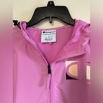 Champion Windbreaker Hoodie with Front Kangaroo Pockets Color Pink Multi Size S Photo 1