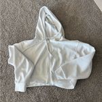 Halara White Cropped Hoodie Photo 1