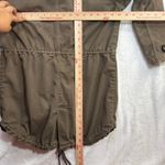 Velvet Graham Spencer M Olive Green Utility Anorak Jacket Hooded Drawstring Fall Brown Size M Photo 6