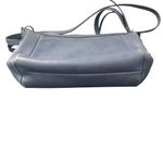 Fossil  Women's Navy Blue Leather Shoulder Crossbody Handbag‎ Small Zipper Top Photo 1